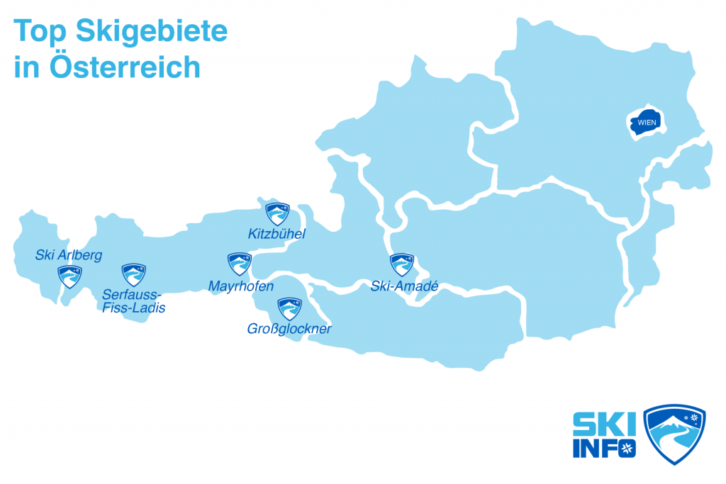 Top Skigebiete in Osterreich