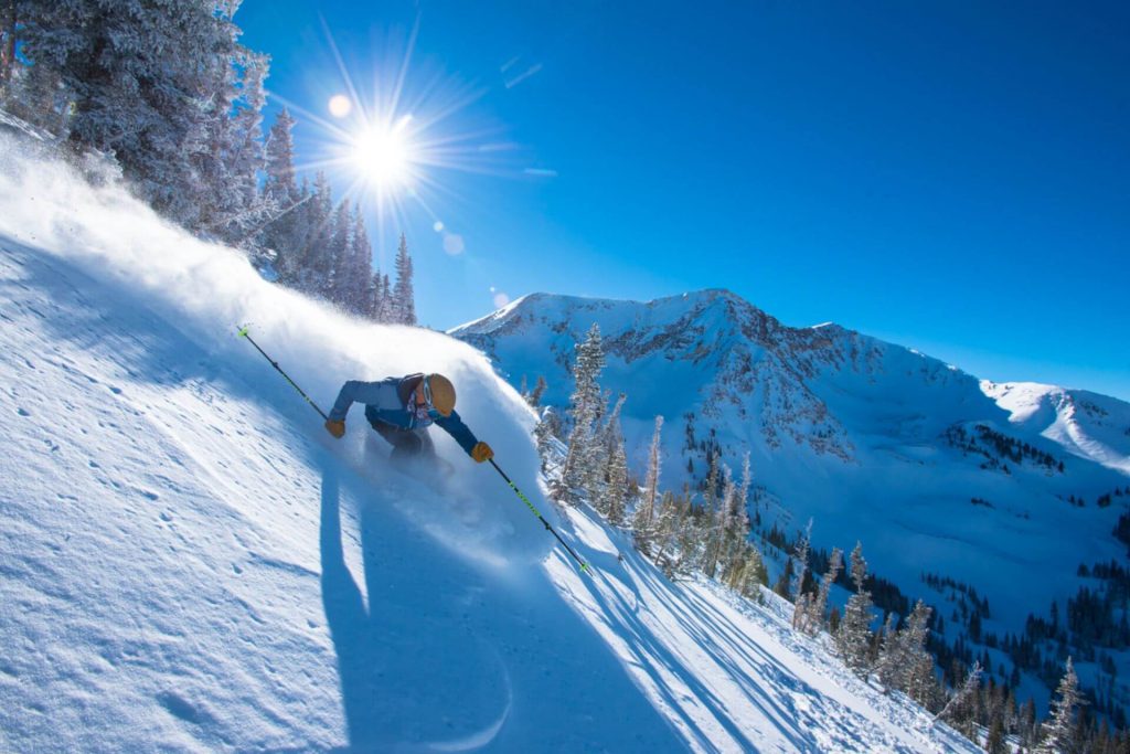 Beine, Oberkörper und Arme müssen beim Skifahren perfekt aufeinander eingestimmt sein