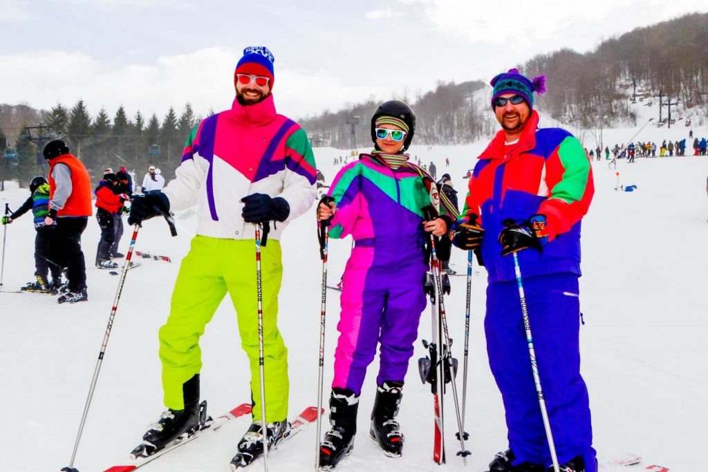 Skifahren in den 80ern