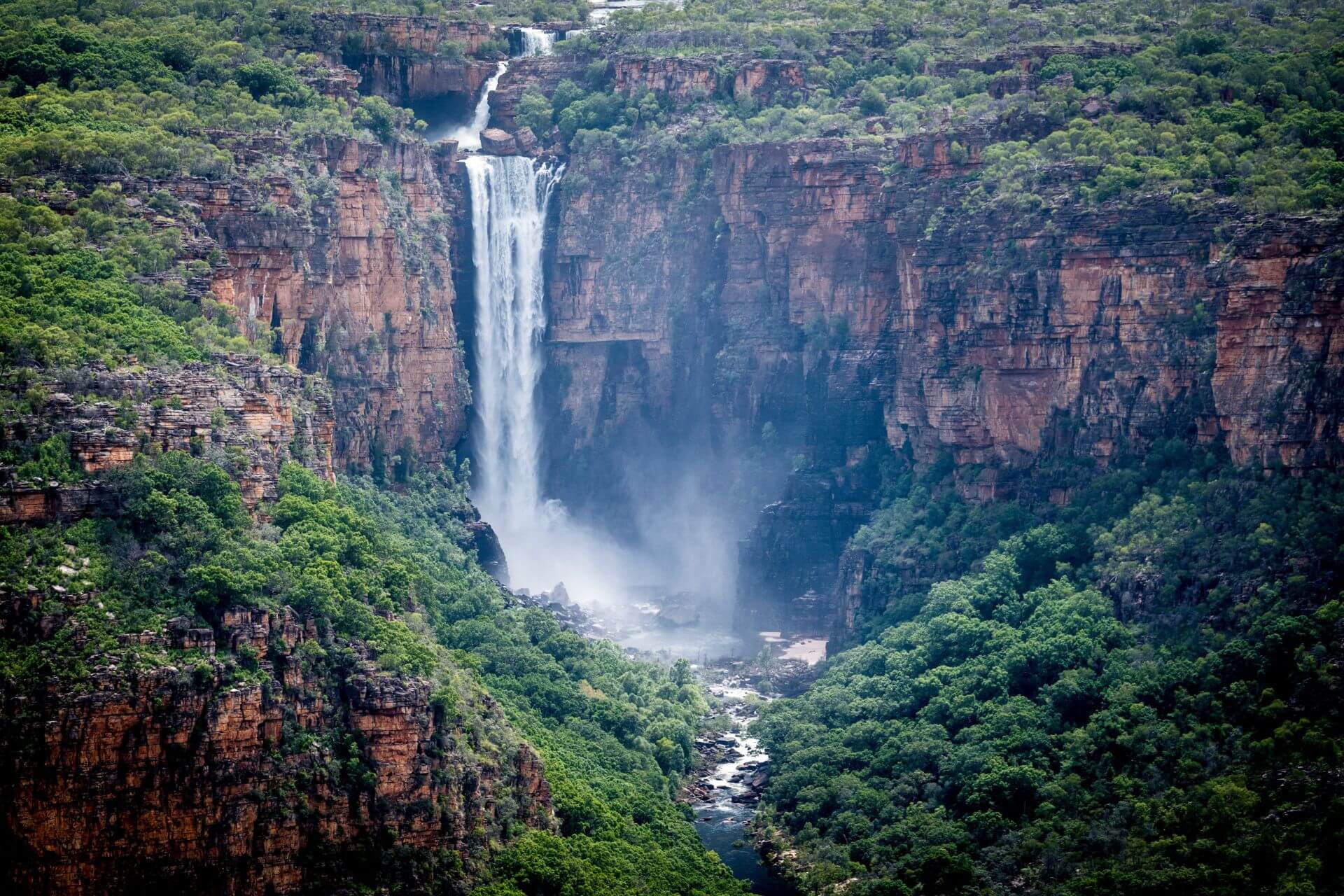 Der Jim Jim Wasserfall im Kakadu Nationalpark