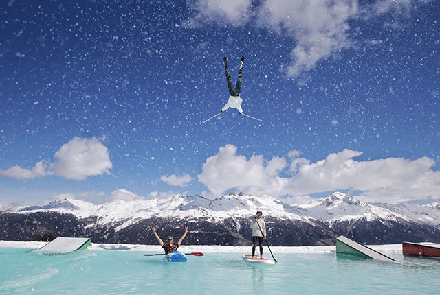 Waterslide Thyon ©Antoine Gourdin